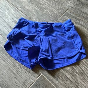 Lululemon size 4 blue/purple